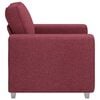 vidaXL Sofa Wine Red 100 x 77 x 82 cm Fabric