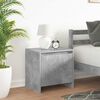 vidaXL Bedside Cabinet Concrete Grey 45x34x44.5 cm Engineered Wood