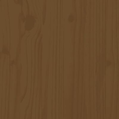 vidaXL Bed Frame Honey Brown 140x200 cm Solid Wood Pine