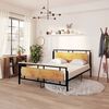 vidaXL Bed Frame without Mattress Metal 160x200 cm