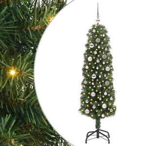 vidaXL Artificial Christmas Tree with 150 LEDs with Stand Green 150 cm