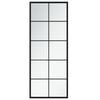 vidaXL Mirror | Black | Metal, Glass | Mirror | Rectangular | Traditional