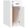 vidaXL Desk Cabinet White 40x49x75 cm Engineered Wood
