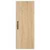 vidaXL Wall Mounted Cabinet Sonoma Oak 34.5x34x90 cm Engineered Wood