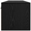 vidaXL Wall Cabinet Black oak 80 x 36.5 x 35 cm Engineered wood