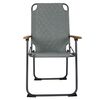 Bo-Camp Folding Camping Chair Jefferson Grey Green