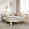 vidaXL Bookcase Bed without Mattress 150x200cm Solid Wood Pine
