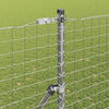 vidaXL Fence Post 12 pcs Silver Powder-coated steel