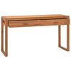 vidaXL Desk with 2 Drawers 120x40x75 cm Solid Wood Teak