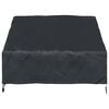 vidaXL Garden Bench Cover Black 130 x 95 x 40 / 80 cm 210D Oxford Fbric