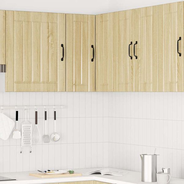 vidaXL Kitchen Wall Corner Cabinet Lucca Sonoma Oak Engineered Wood