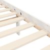 vidaXL Bed Frame without Mattress White 140x200 cm Solid Wood Pine