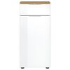 Germania Bathroom Cabinet GW-Avino 34x39x85 cm White and Navarra-oak