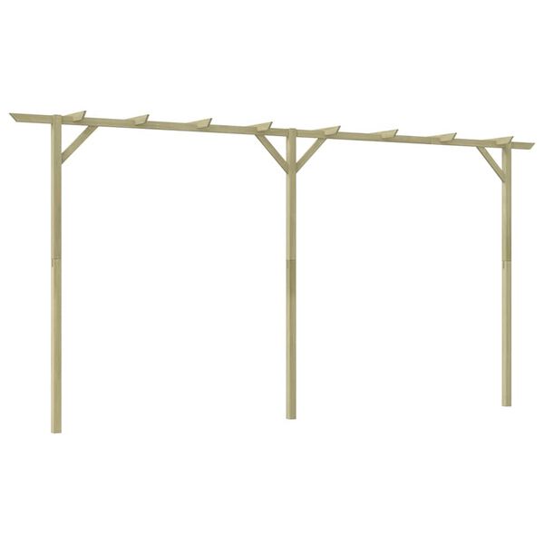 vidaXL Garden Pergola 410x40x203 cm Wood