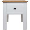 vidaXL Bedside Cabinet White 46x40x57 cm Pine Panama Range