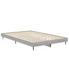 vidaXL Bed Frame without Mattress Grey Sonoma 120x190 cm Small Double Engineered Wood