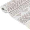 vidaXL Rug Beige 120x180 cm Cotton