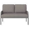 vidaXL Sofas with Cushion Taupe 115 x 56 x 80 cm Plywood