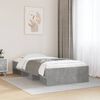 vidaXL Bed Frame without Mattress Concrete Grey 90x200cm Engineered Wood