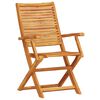 vidaXL Garden Dining Set Folding 5 pcs Brown Solid acacia wood