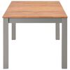 vidaXL Dining Table 180x90x74 cm Solid Oak Wood