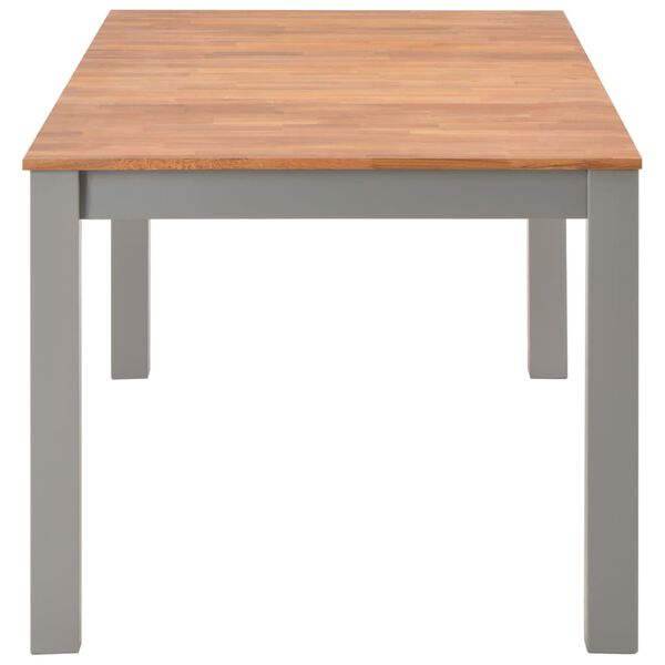 vidaXL Dining Table 180x90x74 cm Solid Oak Wood