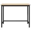 vidaXL Table Sonoma Oak 80 x 50 x 76.5 cm Engineered Wood and Steel