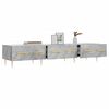 vidaXL TV Cabinet Concrete Grey 150x36x30 cm Engineered Wood