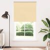 vidaXL Roller Blind Blackout Beige 130x230 cm Fabric Width 126.6 cm Polyester
