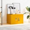 vidaXL Storage Cabinet Mustard Yellow 60 x 40 x 40 cm Steel