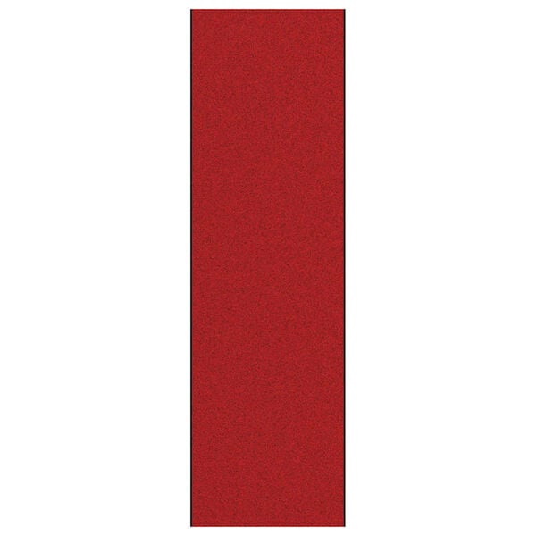 vidaXL Doormat Other Red and Black 120 x 400 cm Polyamide and PVC