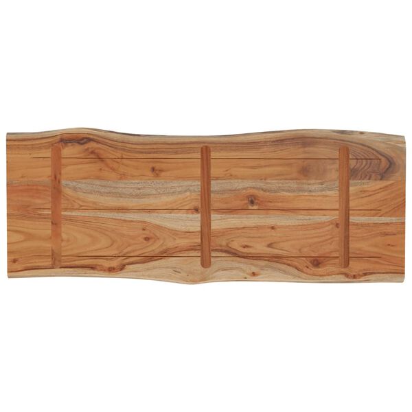 vidaXL Table Top 80x40x2.5 cm Rectangular&nbsp;Solid Wood Acacia Live Edge