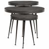 vidaXL Coffee Table&nbsp;3 pcs Black Engineered Wood