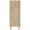vidaXL Sideboard Sonoma Oak 34.5x32.5x90 cm Engineered Wood