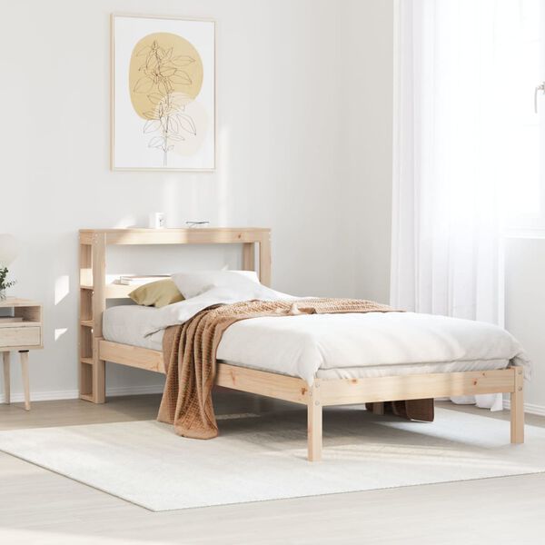 vidaXL Bed Frame without Mattress 90x200 cm Solid Wood Pine