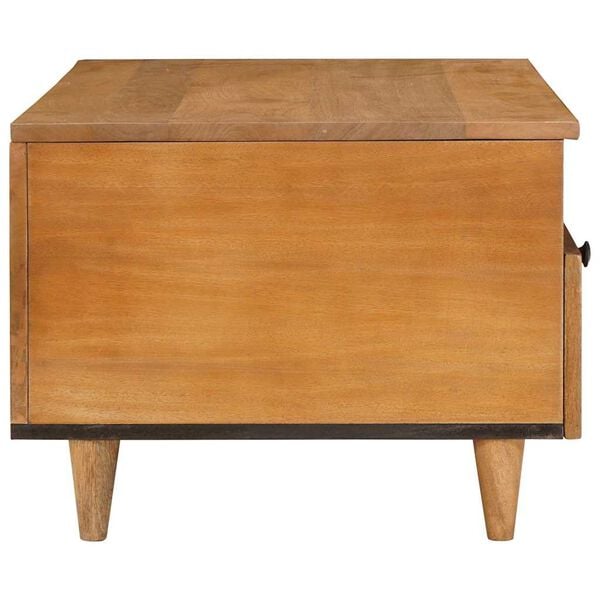 vidaXL Coffee Table Light Brown 80 x 54 x 40 cm Solid Acacia wood