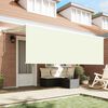 vidaXL Retractable Awning Cream 350 x 200 cm Polyester and Aluminium