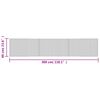 vidaXL Rug Rectangular Light Nature 60x300 cm Bamboo