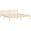 vidaXL Bed Frame without Mattress Super King Size Solid Wood