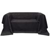 vidaXL Slipcover | Anthracite | Micro-suede, Polyester | 270 x 350 cm