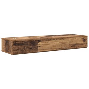 vidaXL Studio Desk Old Wood 152 x 40 x 19.5 cm Engineered Wood