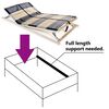 vidaXL Slatted Bed Base without Mattress with 42 Slats 7 Zones 140x200 cm