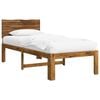 vidaXL Single Bed Frame with Headboard ROSTOCK Natural 90 x 190 cm