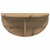 vidaXL Wall Shelf 2 pcs Artisan Oak 48 x 24 x 24 cm Engineered Wood