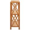 vidaXL 3-Tier Shelf 80x30x87 cm Solid Oak Wood