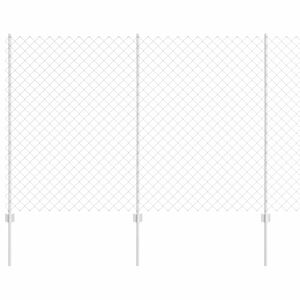 vidaXL Chain Link Fence with Post 10 x 1.5 m (W x H)