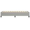 vidaXL Box Spring Bed Frame Light Grey Single Fabric (UK/IE/FI/NO only)