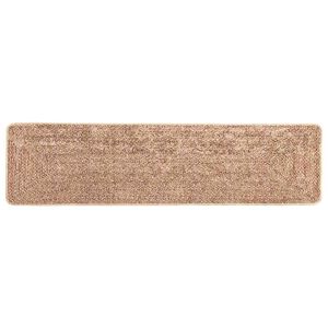 vidaXL Rug Runner MARSA Brown 50 x 300 cm Polyester and PVC