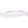 vidaXL Foam Mattress Medium Soft 120x200 cm