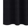 vidaXL Blackout Curtains with Rings 2 pcs Black 260 x 140 cm Polyester